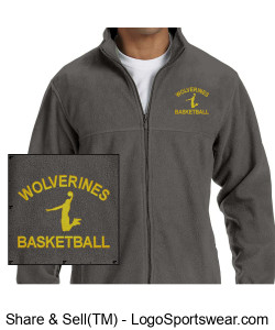 Wolvs "Game Day" Fleece Design Zoom